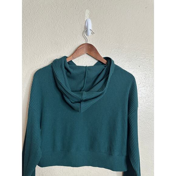 Alo Yoga Muse Hoodie in Midnight Green Womans Small - Picture 3 of 7